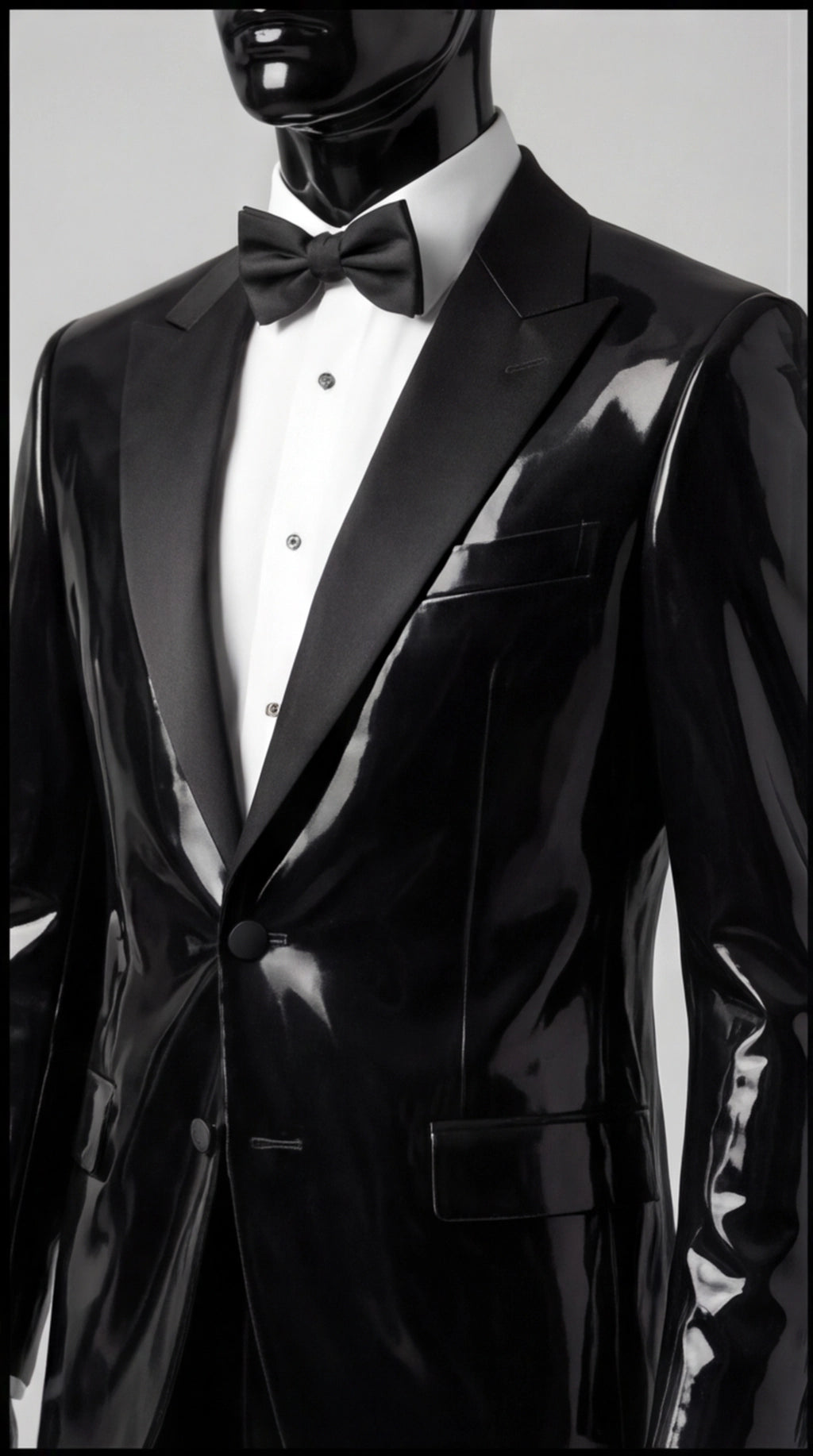 Liquid glass Patent Tuxedo Set HeavenAngels