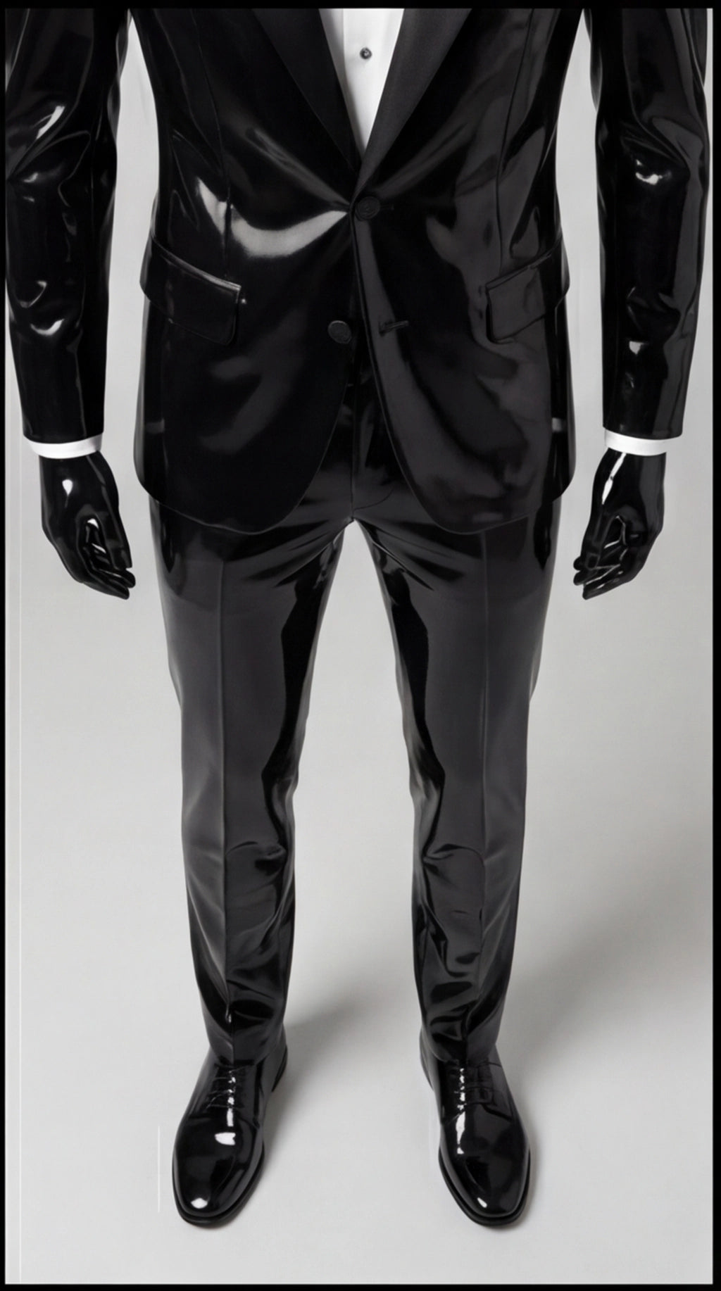 Liquid glass Patent Tuxedo Set HeavenAngels
