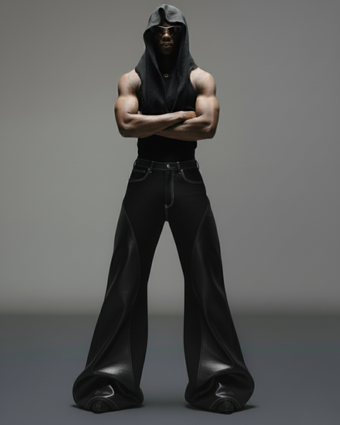 Faux Leather handmade Pants for Men HeavenAngels