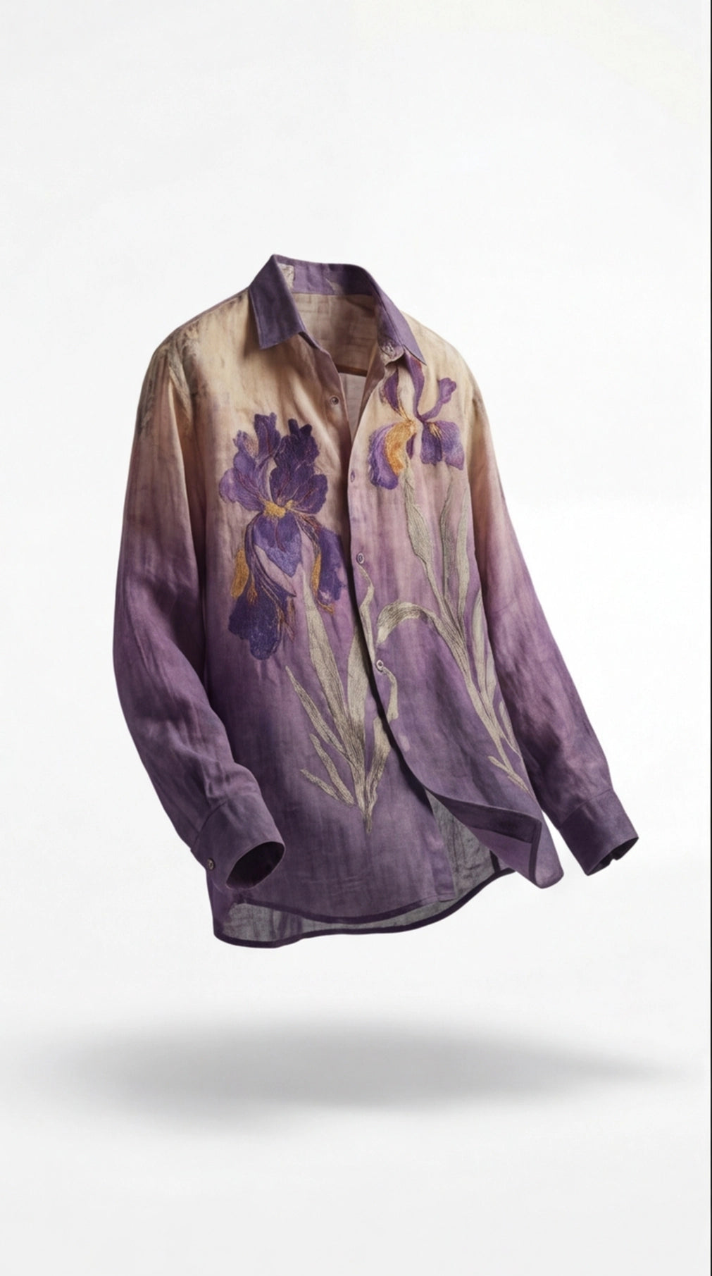 Iris Fade Linen Shirt HeavenAngels